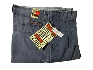 Vintage Bugle Boy Pants Mens 33 x 32 Gray Desert Patrol Cargo Workwear 90s Y2k - Picture 1 of 12