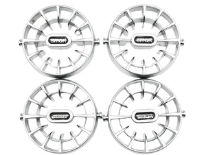 Silver Benz Style Replacement Air Vents Outlet Trim For 2014+ SMART Fortwo 453 - Picture 1 of 7