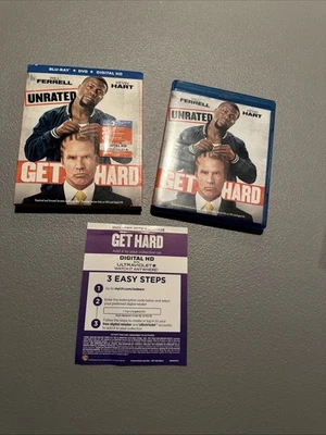 Get Hard (Blu-ray/DVD, 2015, Unrated. Warner Brothers - Image 1 of 4