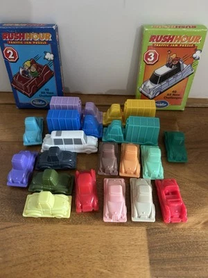Rush Hour Traffic Jam Logic Game PIECES Strategy Puzzle Educational Toy VINTAGE - Image 1 of 4
