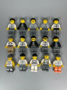Lego Gefängnis Gefangener Räuber mit Zubehör zufällige Stadt City Minifiguren Menge 5 - Bild 1 von 4