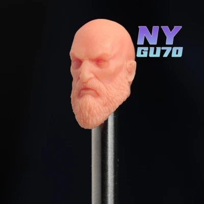 1:12 斯巴达幽灵 Kratos 头部雕塑 6 英寸男性 SHF 可动人偶模型 — 第 1/4 张图片