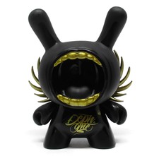 Kidrobot DCON DESIGNER CON Dunny Series BIG MOUTH DEPH BLACK CHASE Vinyl Figure