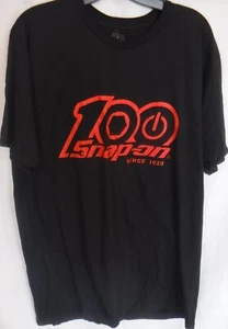 NUOVO Snap-on Tools 100° Anniversario Nero Maglione Manica Corta XL Uomo Cave - Foto 1 di 2