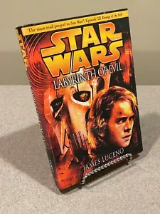 STAR WARS Labyrinth of Evil by James Luceno (Hardcover Edition) - Foto 1 di 16