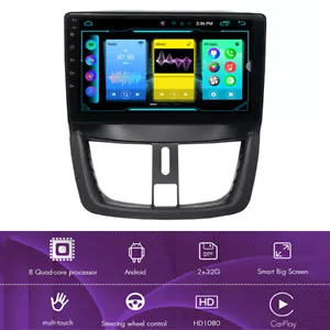 Radio estéreo coche Android para Peugeot 207 2006-2015 GPS navegación WiFi 2+32G Carplay - Imagen 1 de 23