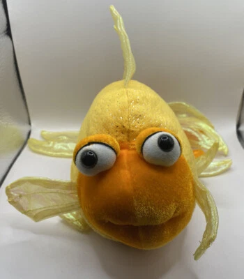 Webkinz Ganz Fantail Goldfish Sparkly Plush Stuffed Animal No Code HM218 - Image 1 of 4