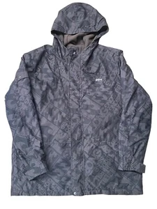 Vintage Billabong Men's Puffer Jacket Y2K Hooded Full Zip Surfwear Size Large - Picture 1 of 6