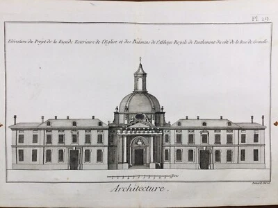 Abbaye de Pentemont 1779 Yves Saint Laurent Architecture Paris Grenelle Diderot - Photo 1/2