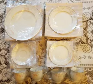 New 20 Pc Franciscan Christoval Fine Bone China - Four 5 Pc Place Settings Japan - Picture 1 of 12