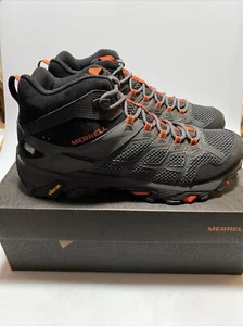 Zapato de senderismo Merrell Moab FST 2 Mid Wp para hombre talla 9 color negro granito J77511 - Imagen 1 de 12