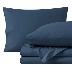 Bare Home 100% Bio Baumwolle Perkal Laken Set - 300 Fadenzahl - leicht - Bild 1 von 119
