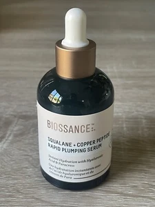 Biossance Squalane + Copper Peptide Rapid Plumping Serum 1.69oz/ 50ml NEW! - Picture 1 of 2