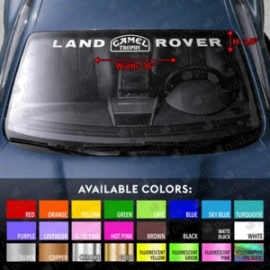 Windshield Banner Vinyl Decal Sticker for Land Defender Range Rover Discovery - Foto 1 di 5