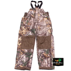 DRAKE WATERFOWL NON-TYPICAL STORM BIBS SHERPA FLEECE LINED XTRA CAMO LARGE - Picture 1 of 3