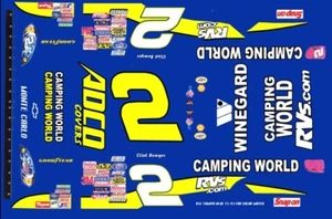 #2 Calcomanías de coche Clint Bowyer Camping World 2006 escala 1/43 - Imagen 1 de 2
