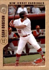 2005 New Jersey Cardinals Grandstand #9 Sean Dobson Eastpointe Michigan MI Card