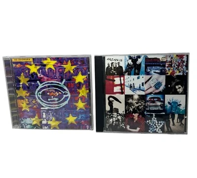 U2 "Achtung Baby" & "Zooropa" CD Albums Lot of 2 Foto 1 de 4