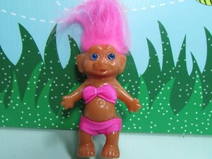 TROLL COREANO VINTAGE anni 60 - Bambola Etone Troll 4" - Tutto originale - NUOVO - Foto 1 di 7
