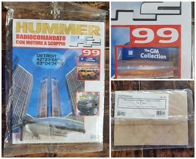 Fascicolo HUMMER H2 1:8 modello radiocomandato  HOBBY&WORK n.99 auto fuoristrada - Immagine 1 di 4