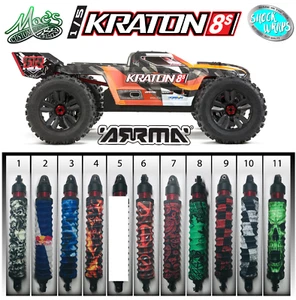 *NEW* 1/5 Arrma Kraton Outcast 8s RC Shock Wraps, shock covers, dust sox - Picture 1 of 8