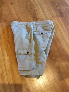 Timberland Men’s Relaxed Fit Cargo Shorts Size 32 Sand 100% Cotton Nice - Picture 1 of 10