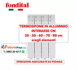 Radiatore Termosifone in Alluminio Fondital Calidor Super B4 Scegli interasse - Foto 1 di 24