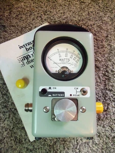 Bird 4314B Thruline Wattmeter Watt Element Reading Meter PEP Peak Kit 43P Type - Afbeelding 1 van 6