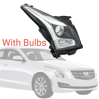 For 2013-18 [Halogen] Cadillac ATS Passenger Factory Style Headlight (w/BULB) RH - Image 1 of 4