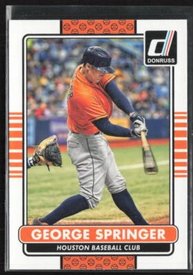 2015 Panini Donruss #93 George Springer - Image 1 of 2