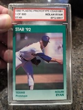 1992 Star Plastic Prototype CSA Nolan Ryan. 1/800