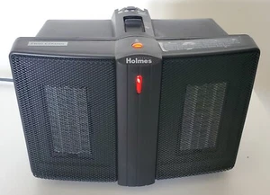 Holmes Twin Ceramic Electric Portable Space Heater BLACK HCH4166 WORKS TESTED - Picture 1 of 4