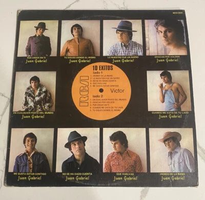 JUAN GABRIEL  10 EXITOS 1975 RARE MEXICAN LP VINYL RECORD - Image 1 of 2