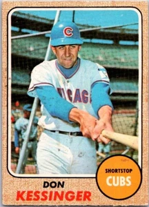 VINTAGE SPORT BASEBALL CARD 1968 DON KESSINGER CHICAGO CUBS NO232 - Picture 1 of 2