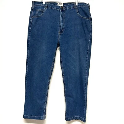Duke Authentic Fit Denim Jeans High Rise Stretch 44M(42?) Blue Superior Quality - Image 1 of 4