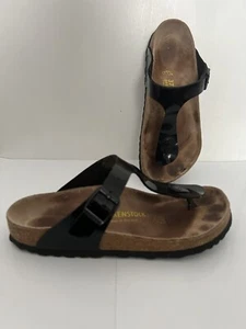 Birkenstock Birko-Flor Mayari elettrico metallizzato blu oceano taglia 37 240 L6 M4 - Foto 1 di 12