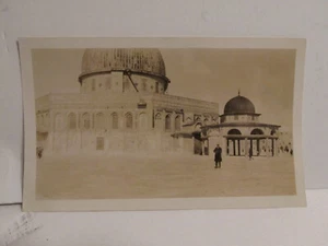 VINTAGE FOUND PHOTOGRAPH B&W OLD PHOTO 1930S JERUSALEM ISRAEL MOSQUE OF OMAR PIC - Imagen 1 de 4