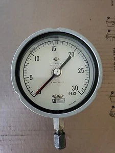 Medidor de presión Weksler Instruments modelo SA23-3DPF-LWBX, 0-30PSI, NUEVO DE LOTE ANTIGUO. - Imagen 1 de 5