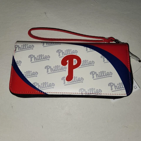 Philadelphia Phillies Curve Zip Organizer Ladies Wallet Cover