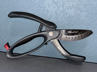 Pampered Chef Salad Chopper #2582 Double Bladed Herb Cutting Scissors Shears EUC - Image 1 of 4