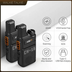 Walkie Talkie Portable Mini Communication Radio Two Way Radio Transceiver - Bild 1 von 10