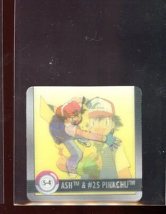 Ash and #25 Pikachu S-4 LP Artbox Premier Edition 1999 Lenticular Pokemon - Picture 1 of 2