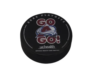 Colorado Avalanche 2025 Playoffs Hockey Puck BRANDED Official Size /750 - Picture 1 of 5