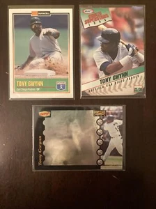 Tony Gwynn Oddball 3 Karten Lot San Diego Padres - Bild 1 von 2