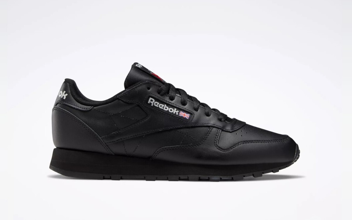 【 新品未使用 】Reebok CL LEATHER SOLID BD1320 Reebok Classic Leather Low Black Gum for Sale | Authenticity