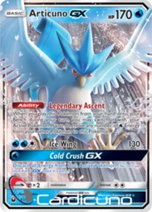 Articuno GX 31/168 Celestial Storm Pokémon Sammelkarte Englisch - Bild 1 von 2
