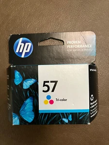 *** Sealed *** Genuine Hp 57 Tri-Color Ink Cartridge Best Used Date: Apr 2013 - Picture 1 of 3