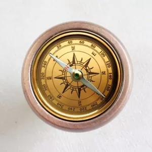 Compass pattern Knob Antique Bronze Dresser Drawer Knob Cabinet Handle Pull Knob - Picture 1 of 13