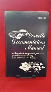 1968-1972 C3 CORVETTE DOCUMENTATION MANUAL *PRESERVE YOUR HISTORY* 68-72 *NEW* - Picture 1 of 1