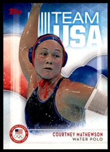 Equipo Olímpico de Estados Unidos 2016 Topps Courtney Mathewson waterpolo #45 - Imagen 1 de 2